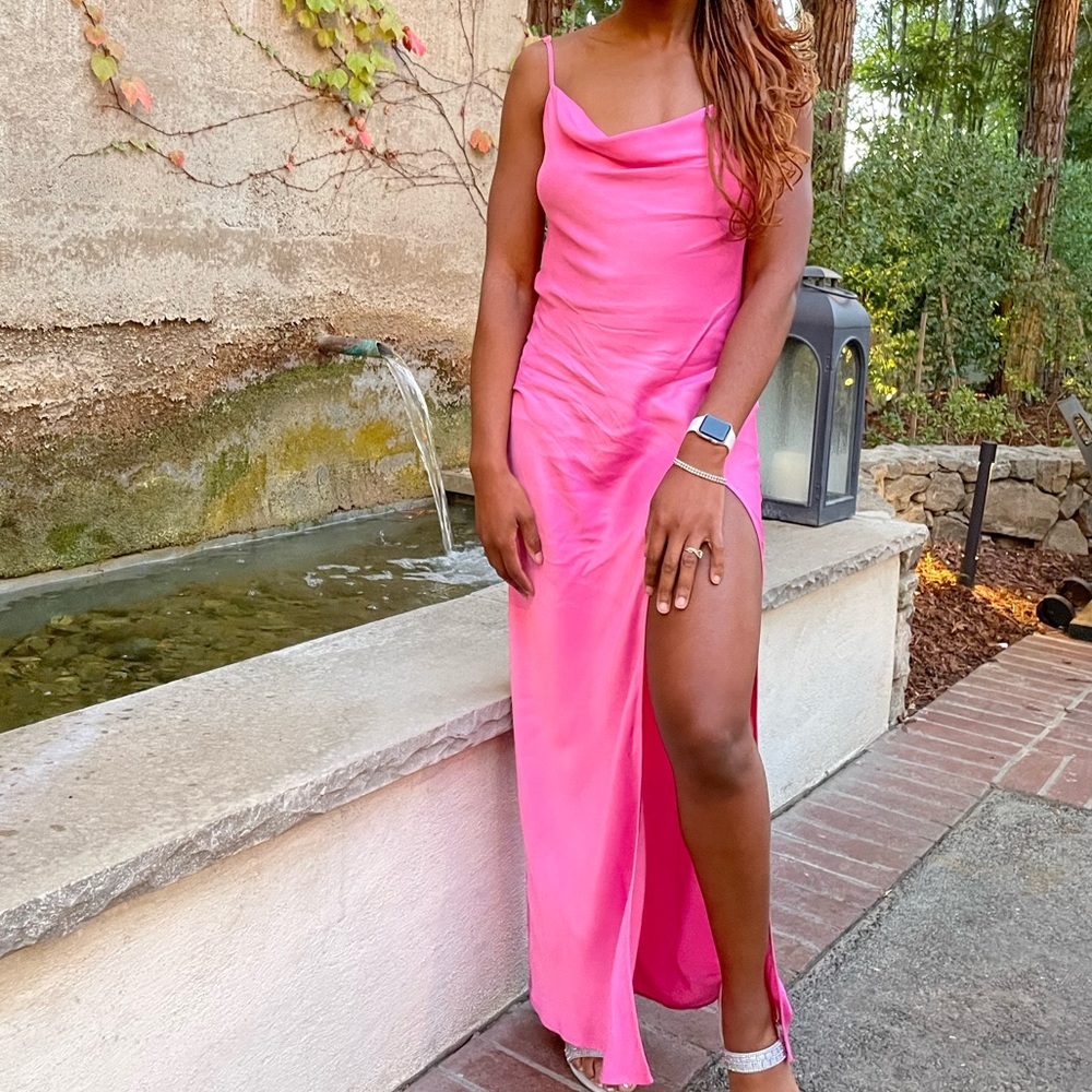 Meshki Pink Maxi Dress